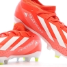 Chaussures de Football Blanches/Rouges Garçon Adidas Crazyfast League