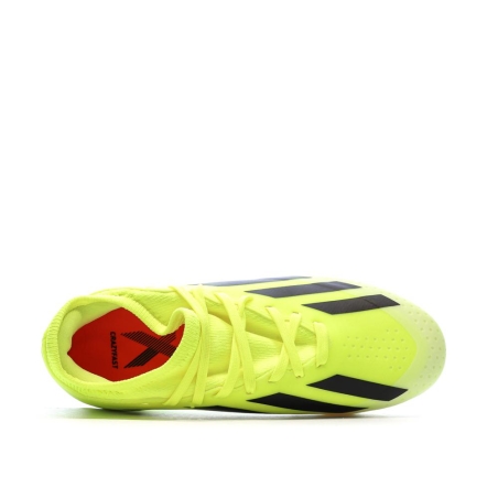 Chaussures de football Jaunes Garçon Adidas Crazyfast League