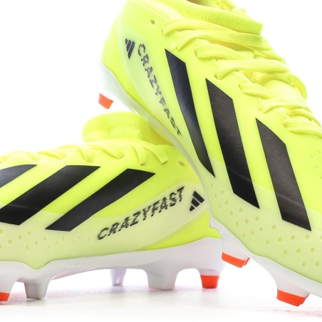 Chaussures de football Jaunes Garçon Adidas Crazyfast League