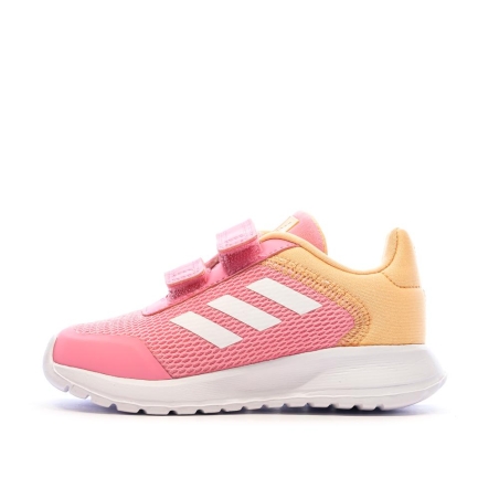 Baskets Rose/Orange Fille Adidas Tensaur Run 2.0