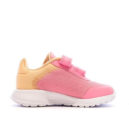 Baskets Rose/Orange Fille Adidas Tensaur Run 2.0