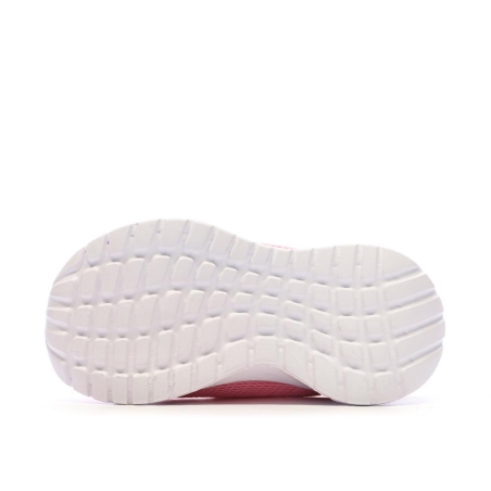Baskets Rose/Orange Fille Adidas Tensaur Run 2.0