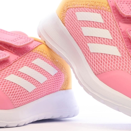 Baskets Rose/Orange Fille Adidas Tensaur Run 2.0