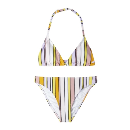 Maillot de bain 2 pièces Jaune/Blanc Fille O'Neill Venice Beach Party
