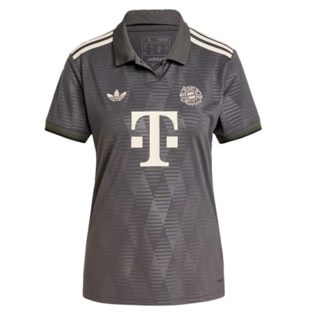 FC Bayern Maillot de Football Femme Gris Adidas 24/25
