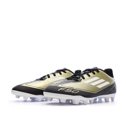 Chaussures de football Noires/Dorés Garçon Adidas Messi
