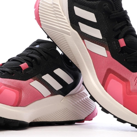 Chaussures de running Noires/Roses Femme Adidas Terrex