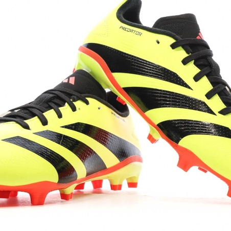 Chaussures de football Jaunes/Noires/Rouges Garçon Adidas Predator