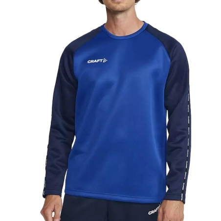 Sweat Bleu Homme Homme Craft Crewneck
