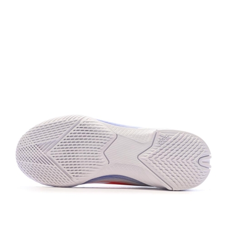 Chaussures de futsal Blanches/Bleu Garçon Adidas F50 League