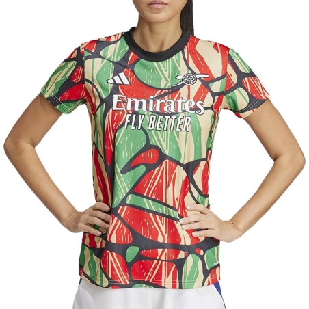 ARSENAL Maillot d'échauffement Rouge/Vert Adidas