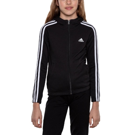 Sweat Zippé Noir Garçon Adidas GQ8356