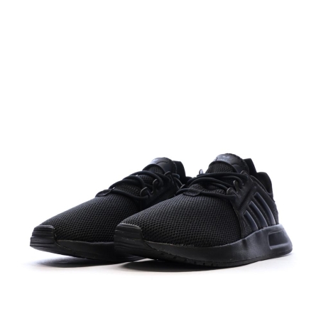 Baskets Noires Garçon Adidas BY9886