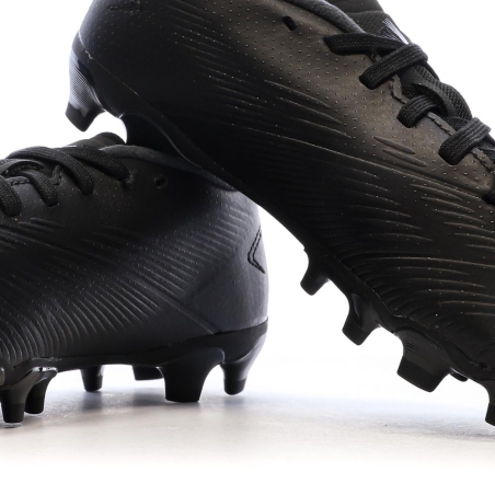 Chaussures de Foot Noires Junior Adidas Predator League MG