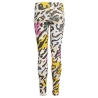 Legging Blanc/Noir à Imprimés Fille Adidas IB8604