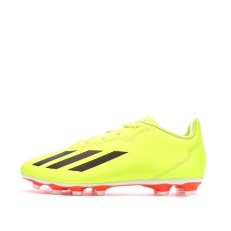 Chaussures de Foot Jaunes Junior Adidas X Crazyfast FxG