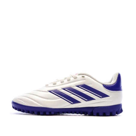 Chaussures de Futsal Blanches/Bleu Garçon Adidas Copa Pure 2