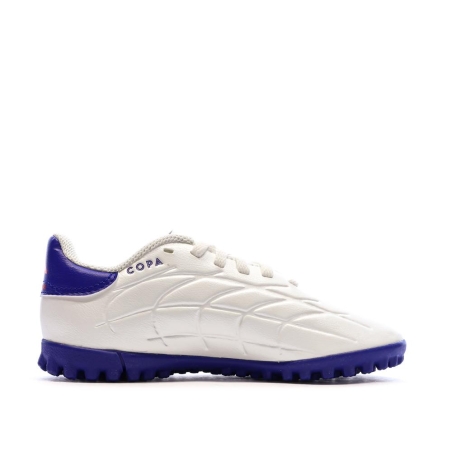 Chaussures de Futsal Blanches/Bleu Garçon Adidas Copa Pure 2