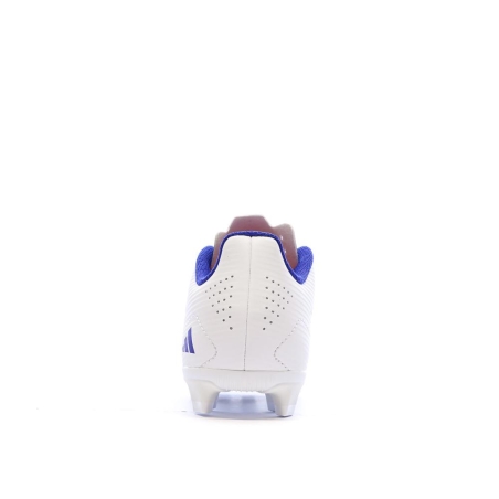 Chaussures de football Blanches/Bleu Garçon Adidas F50 Club Fxg