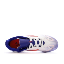 Chaussures de football Blanches/Bleu Garçon Adidas F50 Club Fxg
