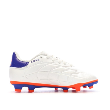 Chaussures de Foot Blanches Junior Adidas Copa Pure 2 Club FxG