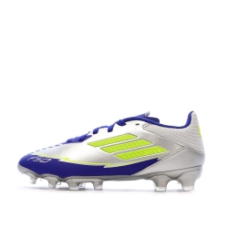 Chaussures de football Bleu/Argent Garçon Adidas F50