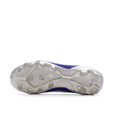 Chaussures de football Bleu/Argent Garçon Adidas F50
