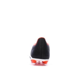 Chaussures de football Noires/Blanches/Rouges Garçon Adidas Predator Club Fxg