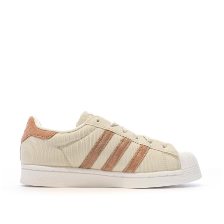 Baskets Beige/Taupe Garçon/Fille Adidas Superstar HP6548