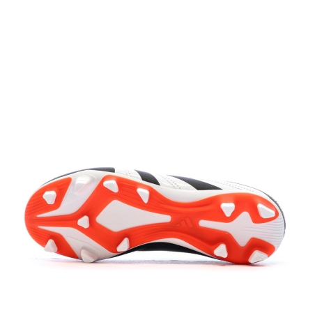 Chaussures de football Noires/Blanches/Rouges Garçon Adidas Predator Club Fxg