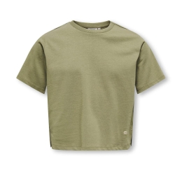 T-Shirt Kaki Fille Kids ONLY Silvina
