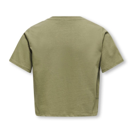 T-Shirt Kaki Fille Kids ONLY Silvina