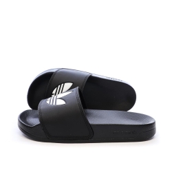 Claquettes Noires/Blanches Garçon Adidas Adilette Lite
