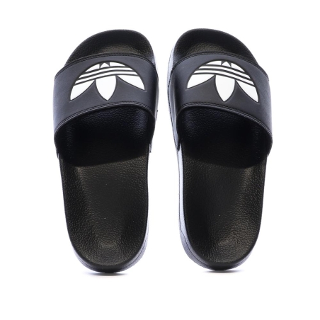 Claquettes Noires/Blanches Garçon Adidas Adilette Lite