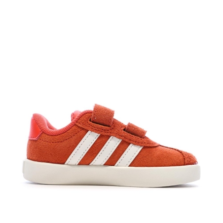 Baskets Rouges/Blanches Fille Adidas Grand Court 3.0