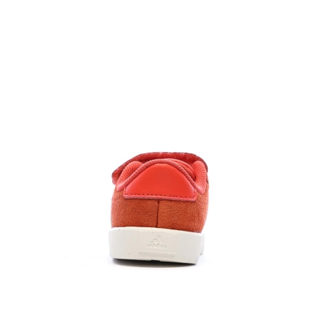 Baskets Rouges/Blanches Fille Adidas Grand Court 3.0