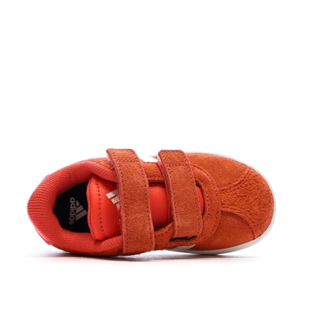 Baskets Rouges/Blanches Fille Adidas Grand Court 3.0