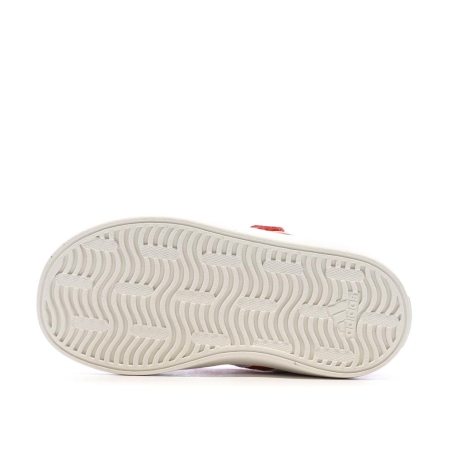 Baskets Rouges/Blanches Fille Adidas Grand Court 3.0