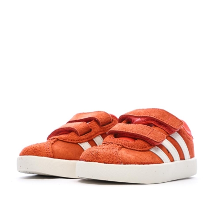 Baskets Rouges/Blanches Fille Adidas Grand Court 3.0