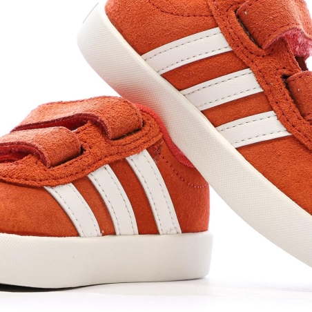 Baskets Rouges/Blanches Fille Adidas Grand Court 3.0