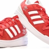 Baskets Rouges/Blanches Garçon Adidas Forum
