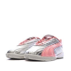 Baskets Argent/Rose Fille Puma Goalgetter