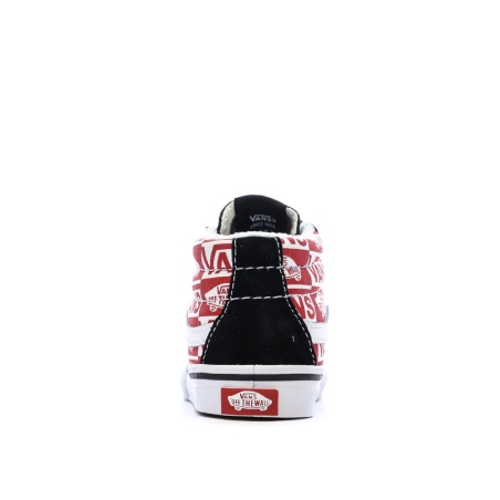 Baskets Rouge/Noir Enfant Vans Td Sk8-mid Reissue V Logo