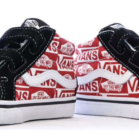 Baskets Rouge/Noir Enfant Vans Td Sk8-mid Reissue V Logo