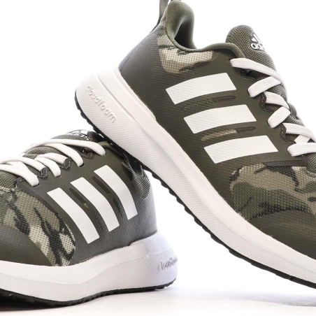 Baskets Kaki Garçon Adidas Fortarun 2.0
