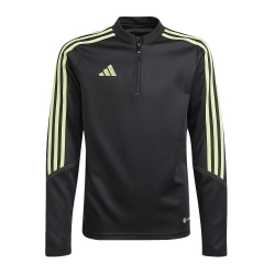 Veste Zippée Noir/Jaune Garçon Adidas Tiro23