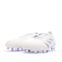 Chaussures de Foot Blanches Junior Adidas Predator League FG