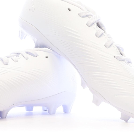 Chaussures de Foot Blanches Junior Adidas Predator League FG