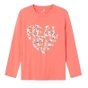 T-shirt Manches Longues Orange Fille Name it Fnjafa