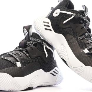 Chaussures de Basketball Noires Junior Adidas Harden Stepback 3